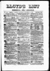 Lloyd's List Saturday 23 December 1876 Page 1