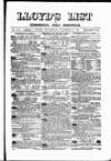 Lloyd's List Wednesday 27 December 1876 Page 1