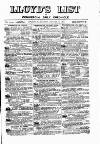 Lloyd's List Saturday 11 August 1877 Page 1