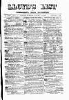 Lloyd's List Tuesday 22 January 1878 Page 1