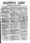 Lloyd's List Saturday 29 March 1879 Page 1