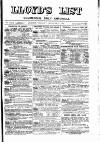 Lloyd's List Tuesday 13 January 1880 Page 1