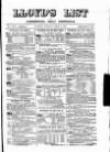 Lloyd's List Friday 08 April 1881 Page 1