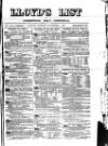 Lloyd's List Tuesday 01 November 1881 Page 1