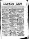 Lloyd's List Friday 27 January 1882 Page 1