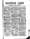 Lloyd's List Wednesday 01 March 1882 Page 1