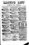 Lloyd's List Saturday 02 September 1882 Page 1