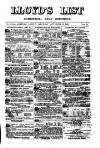 Lloyd's List Saturday 15 September 1883 Page 1