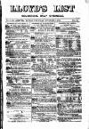 Lloyd's List Thursday 01 November 1883 Page 1