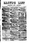 Lloyd's List Monday 21 January 1884 Page 1