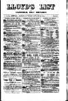 Lloyd's List Saturday 26 January 1884 Page 1