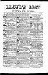 Lloyd's List Saturday 10 May 1884 Page 1