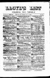 Lloyd's List Saturday 17 May 1884 Page 1