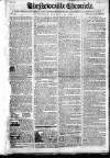 Newcastle Chronicle Saturday 25 January 1772 Page 1
