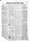 Newcastle Chronicle Saturday 16 January 1773 Page 1