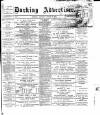 Dorking and Leatherhead Advertiser Saturday 19 March 1887 Page 1