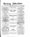 Dorking and Leatherhead Advertiser Saturday 16 July 1887 Page 1
