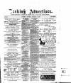 Dorking and Leatherhead Advertiser Saturday 31 December 1887 Page 1