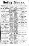 Dorking and Leatherhead Advertiser Saturday 01 September 1888 Page 1