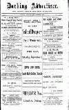 Dorking and Leatherhead Advertiser Saturday 08 September 1888 Page 1