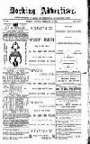 Dorking and Leatherhead Advertiser Saturday 15 February 1890 Page 1