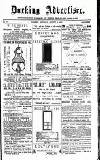 Dorking and Leatherhead Advertiser Saturday 09 August 1890 Page 1
