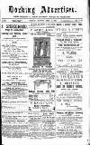Dorking and Leatherhead Advertiser Saturday 27 June 1891 Page 1