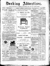 Dorking and Leatherhead Advertiser Saturday 20 August 1892 Page 1