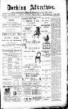 Dorking and Leatherhead Advertiser Thursday 20 April 1893 Page 1