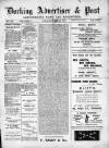 Dorking and Leatherhead Advertiser Thursday 29 October 1896 Page 1