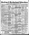 Dorking and Leatherhead Advertiser Saturday 12 April 1913 Page 1