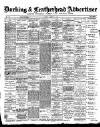 Dorking and Leatherhead Advertiser Saturday 16 January 1915 Page 1