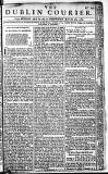 Dublin Courier Monday 07 April 1760 Page 1
