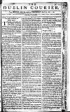 Dublin Courier Monday 14 April 1760 Page 1