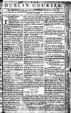 Dublin Courier Monday 10 November 1760 Page 1