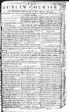 Dublin Courier Friday 27 March 1761 Page 1