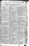 Dublin Courier Monday 13 April 1761 Page 1