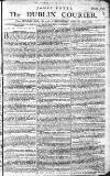 Dublin Courier Wednesday 27 October 1762 Page 1