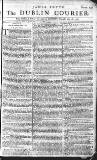 Dublin Courier Monday 01 November 1762 Page 1