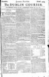 Dublin Courier Monday 10 November 1766 Page 1