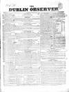 Dublin Observer Saturday 13 December 1834 Page 1