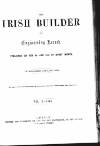 The Dublin Builder Friday 01 January 1869 Page 1