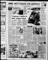 Beverley Guardian Thursday 21 April 1988 Page 1