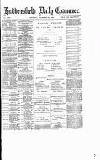Huddersfield Daily Examiner Thursday 10 December 1885 Page 1