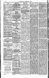 Huddersfield Daily Examiner Wednesday 10 March 1886 Page 2