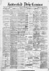 Huddersfield Daily Examiner Monday 27 January 1890 Page 1