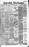 Huddersfield Daily Examiner Thursday 08 October 1896 Page 1