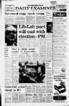 Huddersfield Daily Examiner Tuesday 04 October 1977 Page 1