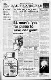Huddersfield Daily Examiner Thursday 01 November 1979 Page 1