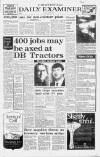 Huddersfield Daily Examiner Thursday 22 October 1981 Page 1